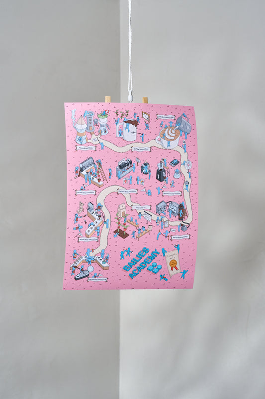 Bailies Academy Coffee Journey A3 Poster