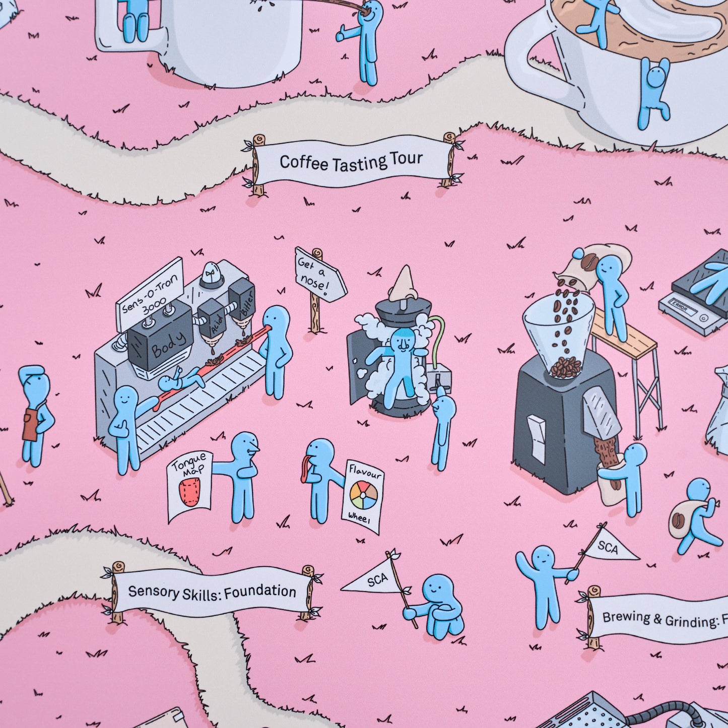 Bailies Academy Coffee Journey A3 Poster