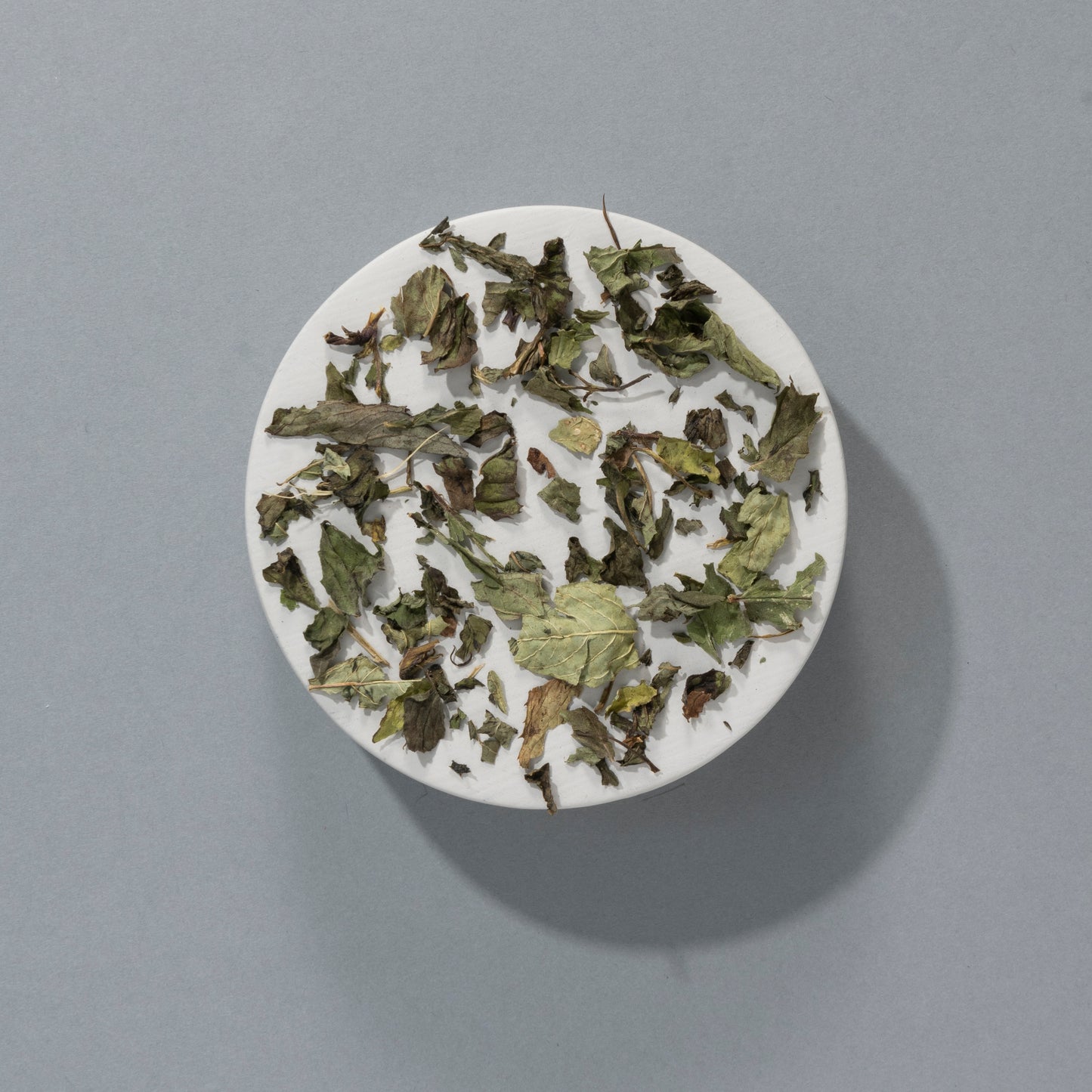 Loose leaf Organic whole peppermint leaves.