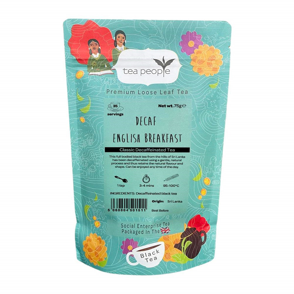 The Tea People Decaf English Breakfast Loose Leaf Tea