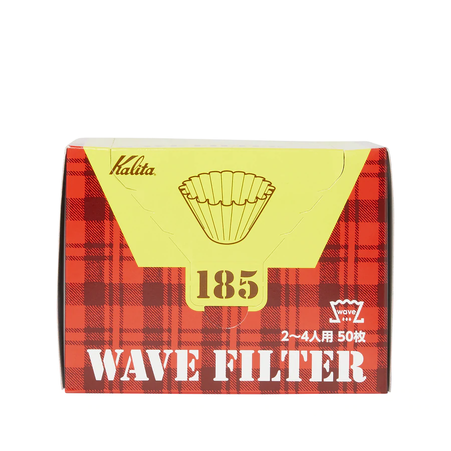 185 Kalita filter paper yellow and red box