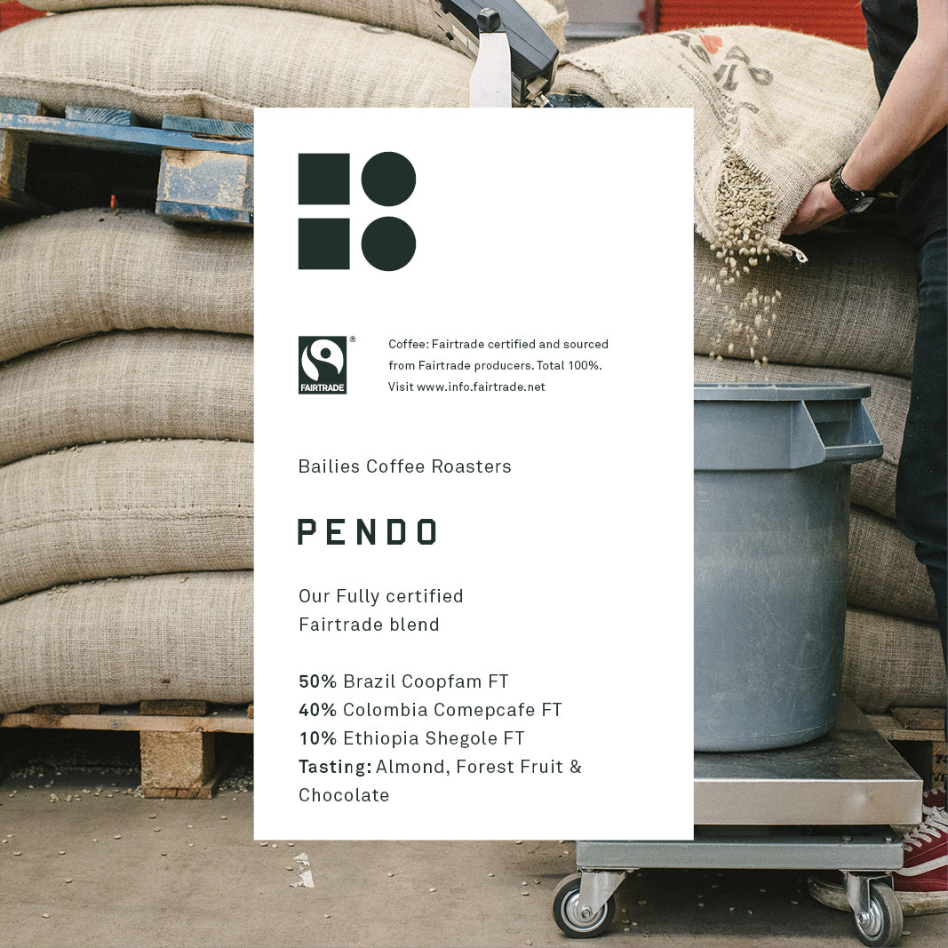 Pendo 250g - Bailies Coffee Roasters, Coffee beans, roasted in Belfast, local roastery creating speciality coffee