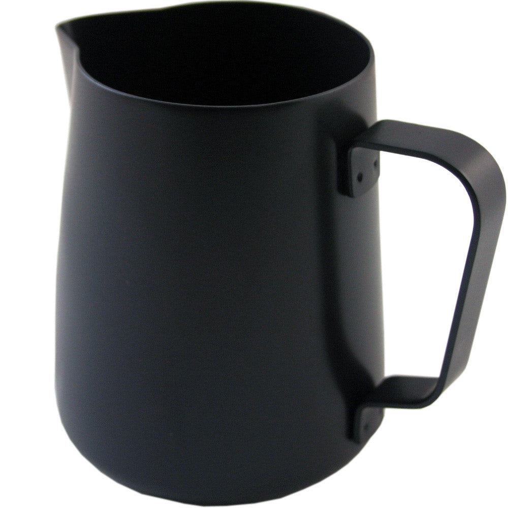 Black Teflon Coated Steaming Jug - Bailies Coffee Roasters