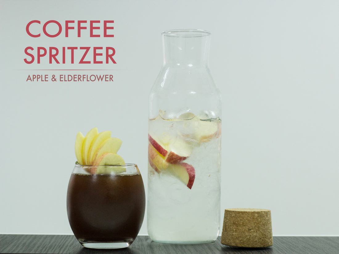 RECIPE | Apple & Elderflower Coffee Spritzer