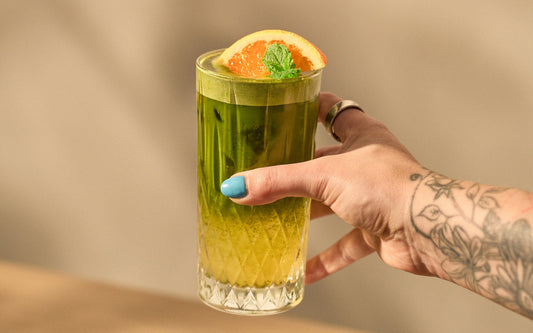 Matcha Apple & Pineapple Spritz