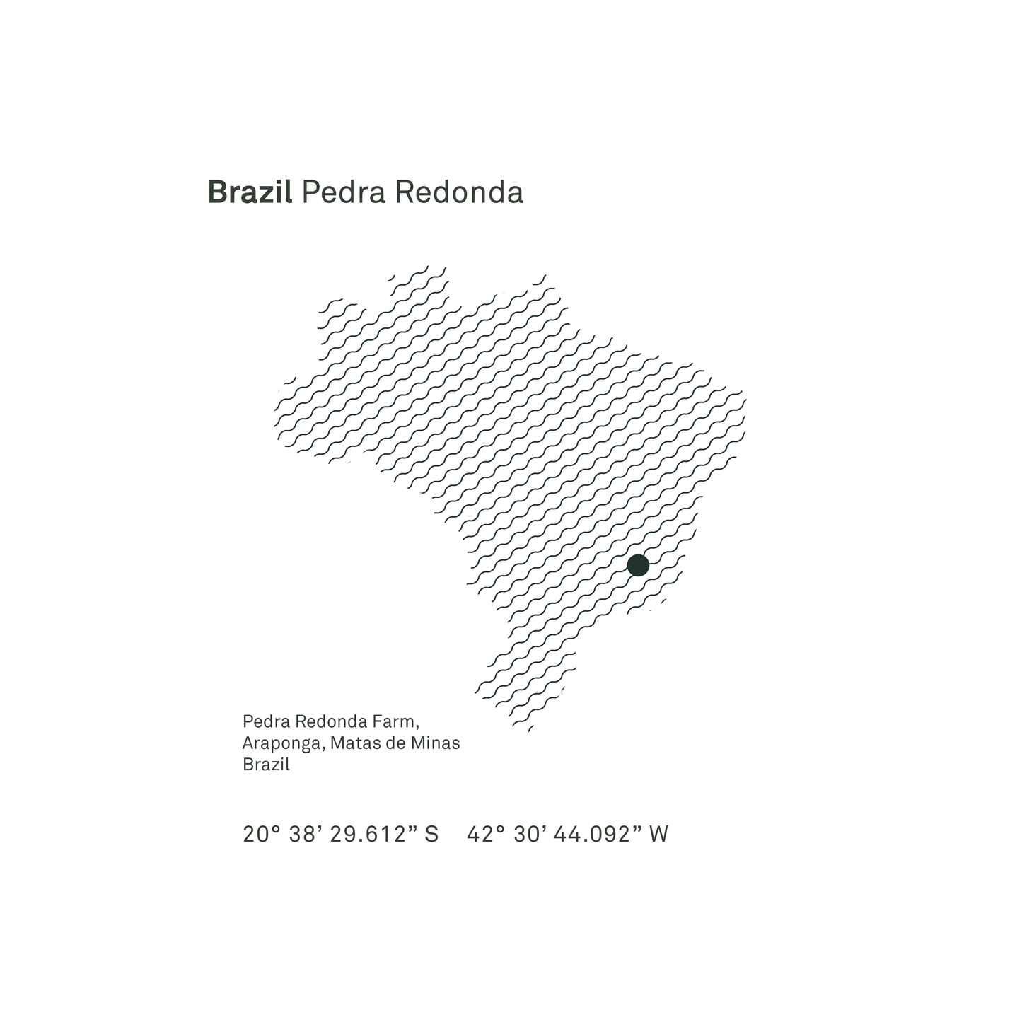 Brazil Pedra Redonda Natural Microlot