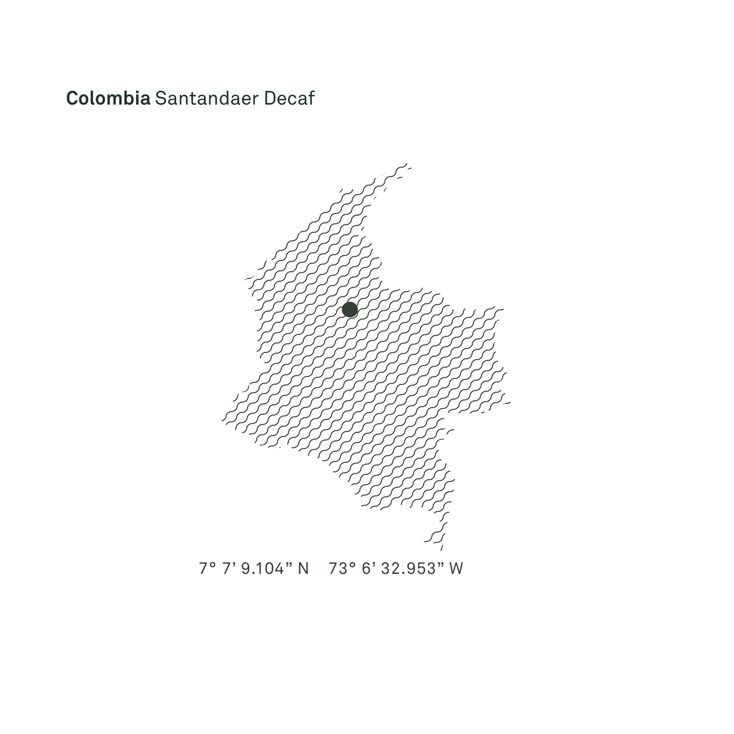 Colombia Santander Decaf Washed Single Origin