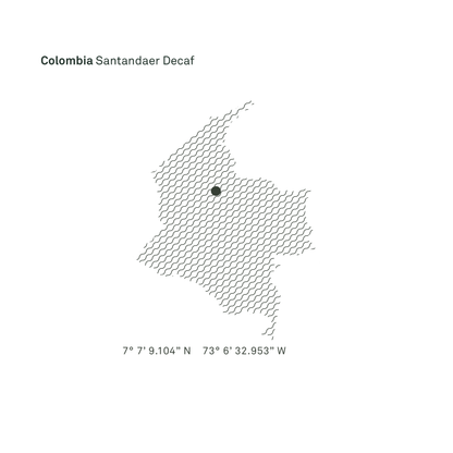 Colombia Santander Decaf Washed Single Origin