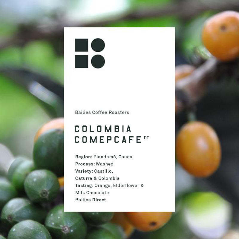 Colombia ComepCafe Washed - Bailies Coffee Roasters, Coffee beans, roasted in Belfast, local roastery creating speciality coffee