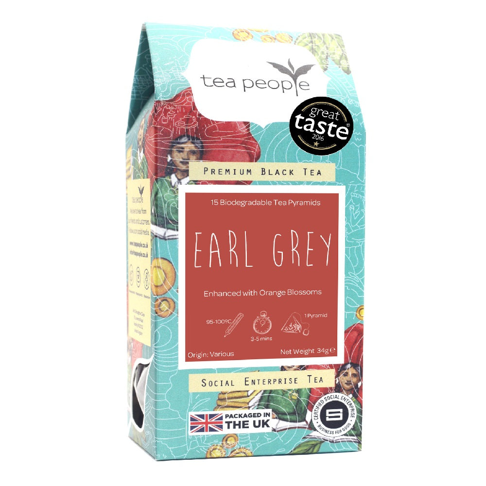 The Tea People Earl Grey Pyramid Tea Bag