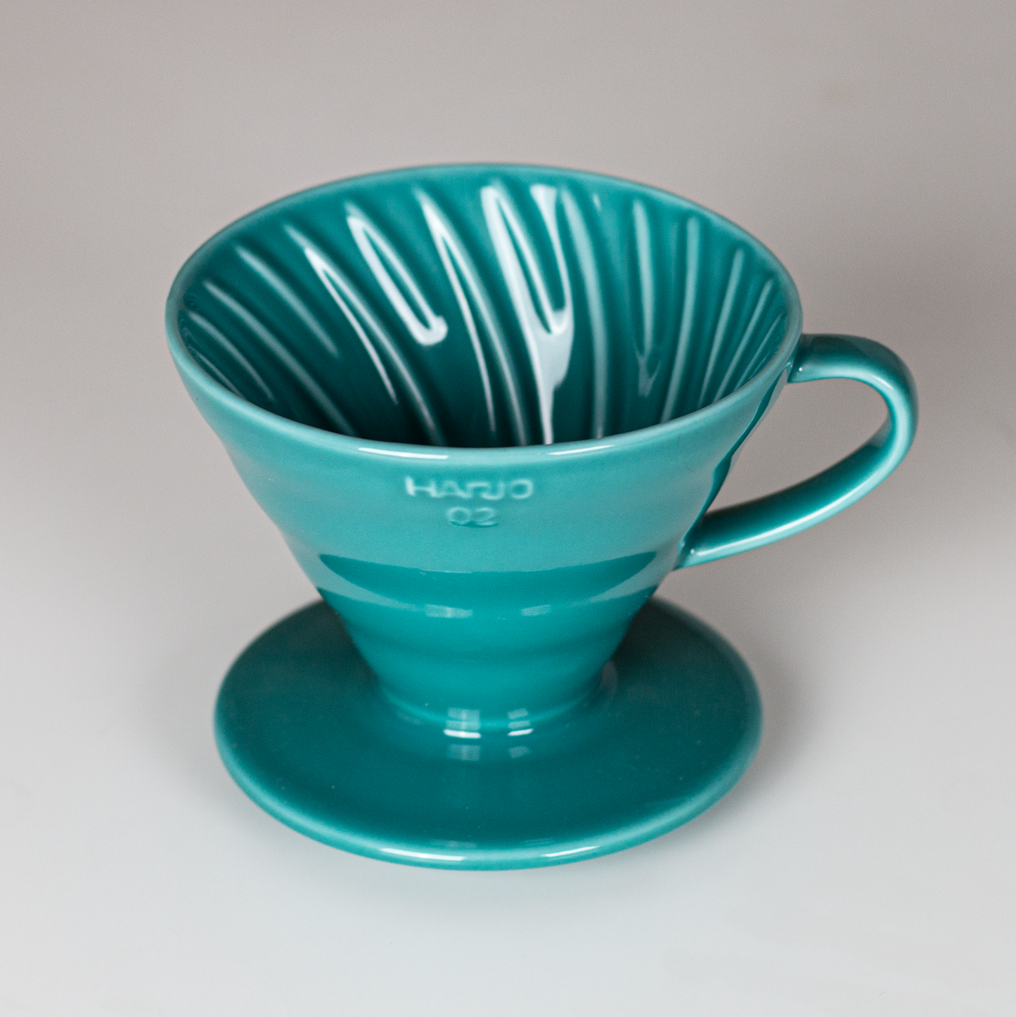 ceramic turquoise v60 coffee pour over 