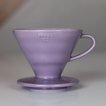 Hario V60 Ceramic Dripper 02 Cup - Purple Heather