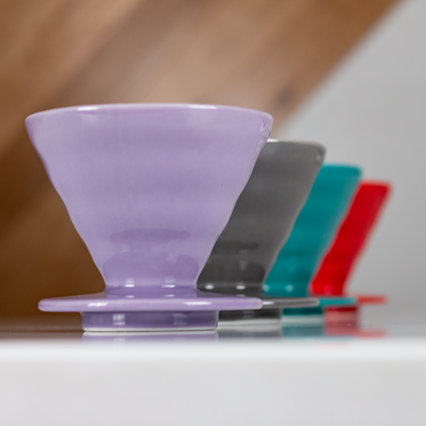 Hario V60 Ceramic Dripper 02 Cup - Purple Heather