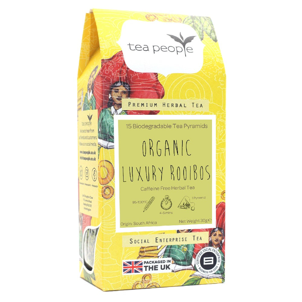 The Tea People Organic Luxury Rooibos Pyramid Tea Bag