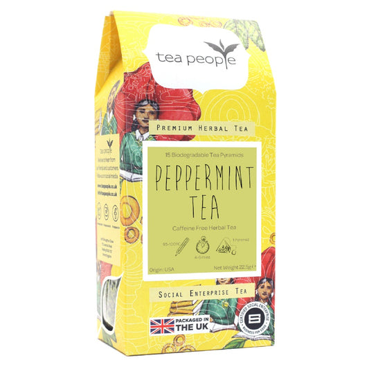 The Tea People Peppermint Pyramid Tea Bag