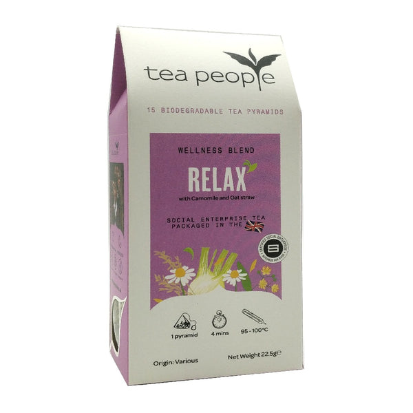 The Tea People Relax Pyramid Tea Bag
